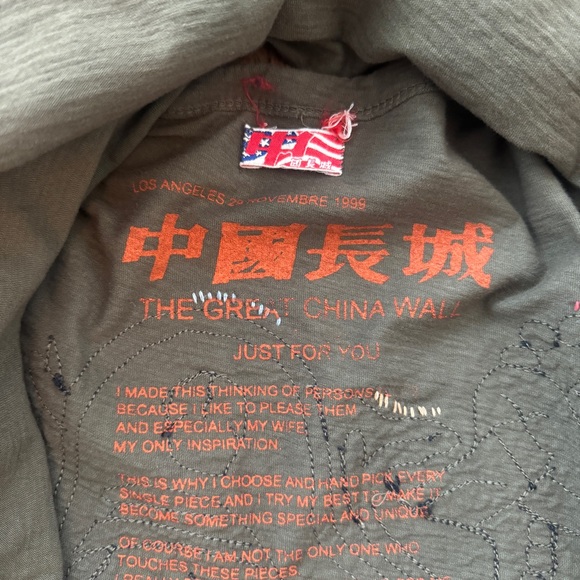 Y2K The Great China Wall long sleeve T - one of a kind - size Large - Picture 14 of 15